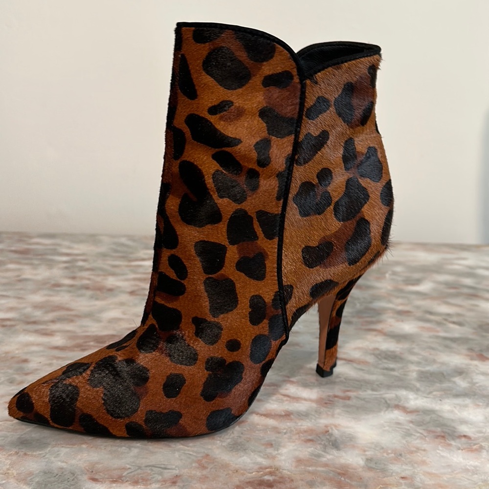 Fur Leather Boots 🐆 SCHUTZ brand